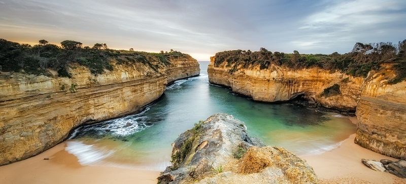 800x364, 134 Kb / ущелье, Лох-Ард, loch ard, пляж