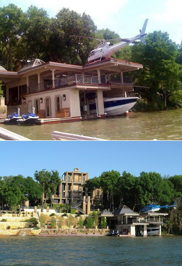 640x933, 264 Kb / вертолет, дом, дача, вода