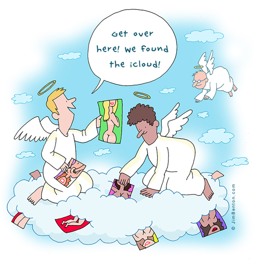 499x521, 195 Kb / ангелы, облака, порно, icloud