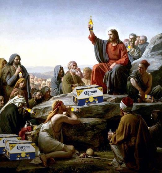 522x560, 55 Kb / Иисус, корона, пиво