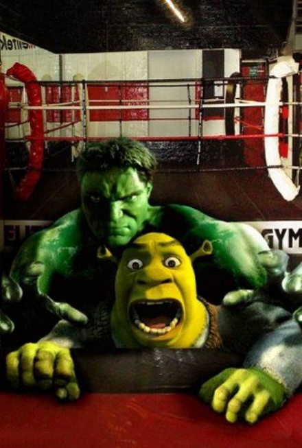 440x653, 209 Kb / халк, шрек, зеленый, ринг