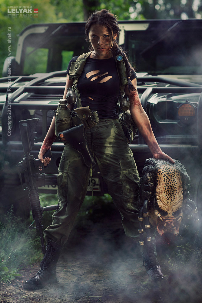 667x1000, 247 Kb / Хищник, Predator, девушка, LELYAK KONSTANTIN