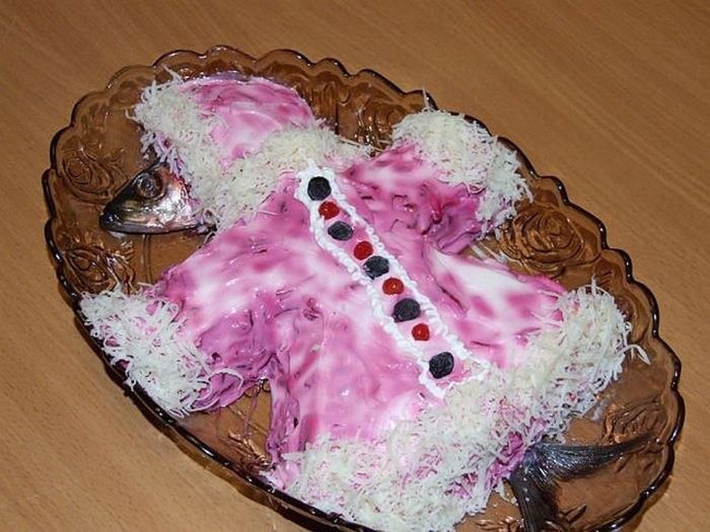 1024x768, 250 Kb / Селёдка,шуба,салат, голова,хвост