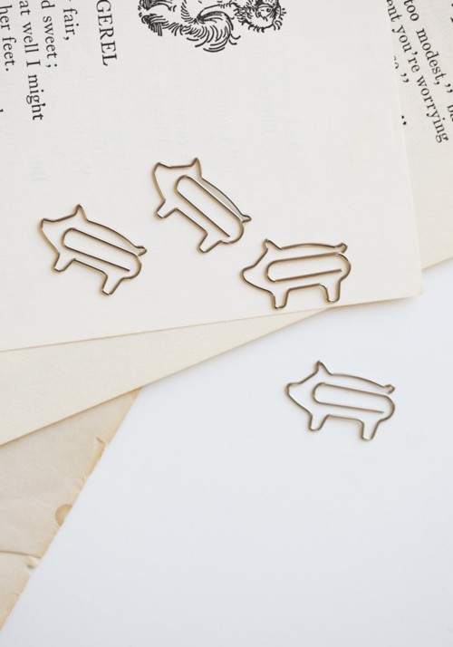 500x714, 43 Kb / свинья, поросенок, скрепки