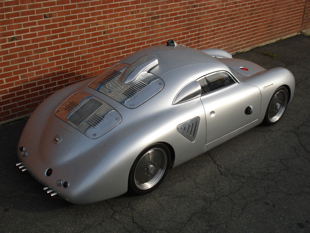 1024x768, 235 Kb / porsche, 1955, 356, silver, bullet, custom