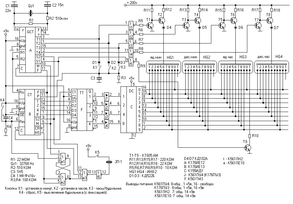 936x652, 177 Kb / схема, часы