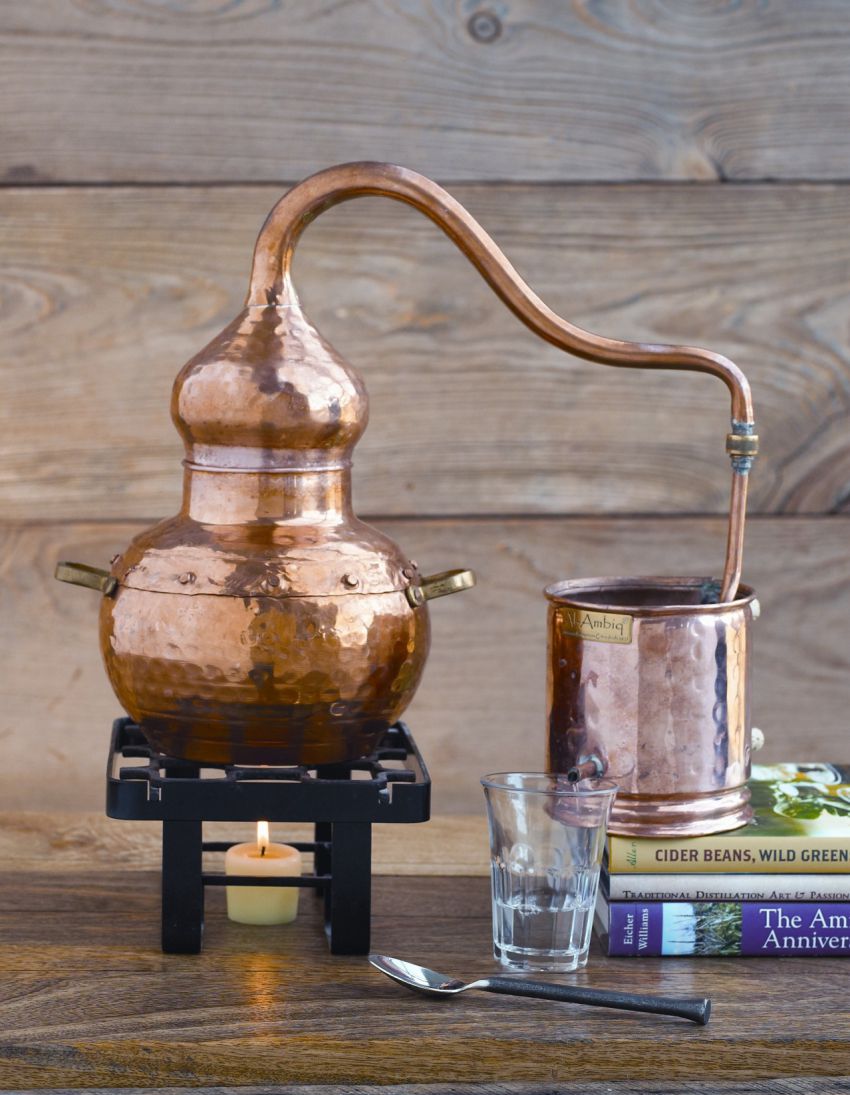 850x1095, 126 Kb / Самогонный, аппарат, стакан, ложка, книга, самогон