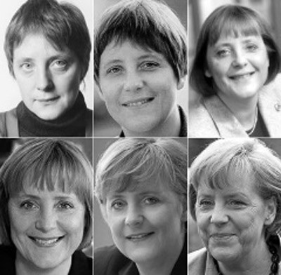 400x392, 41 Kb / ангела, меркель, ч/б