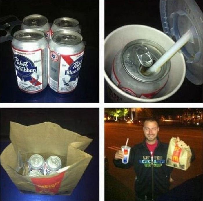 700x694, 66 Kb / пиво, стакан, пакет, прошаренный