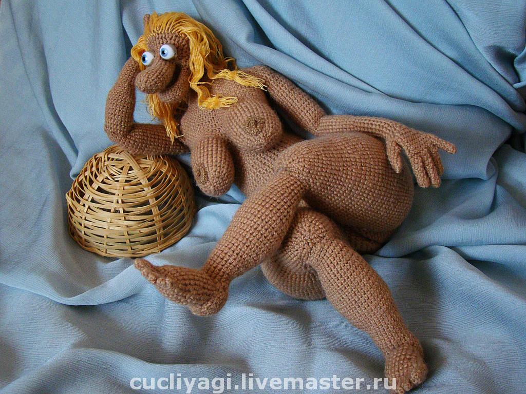 1024x768, 154 Kb / Женщина, вязанная, блонда