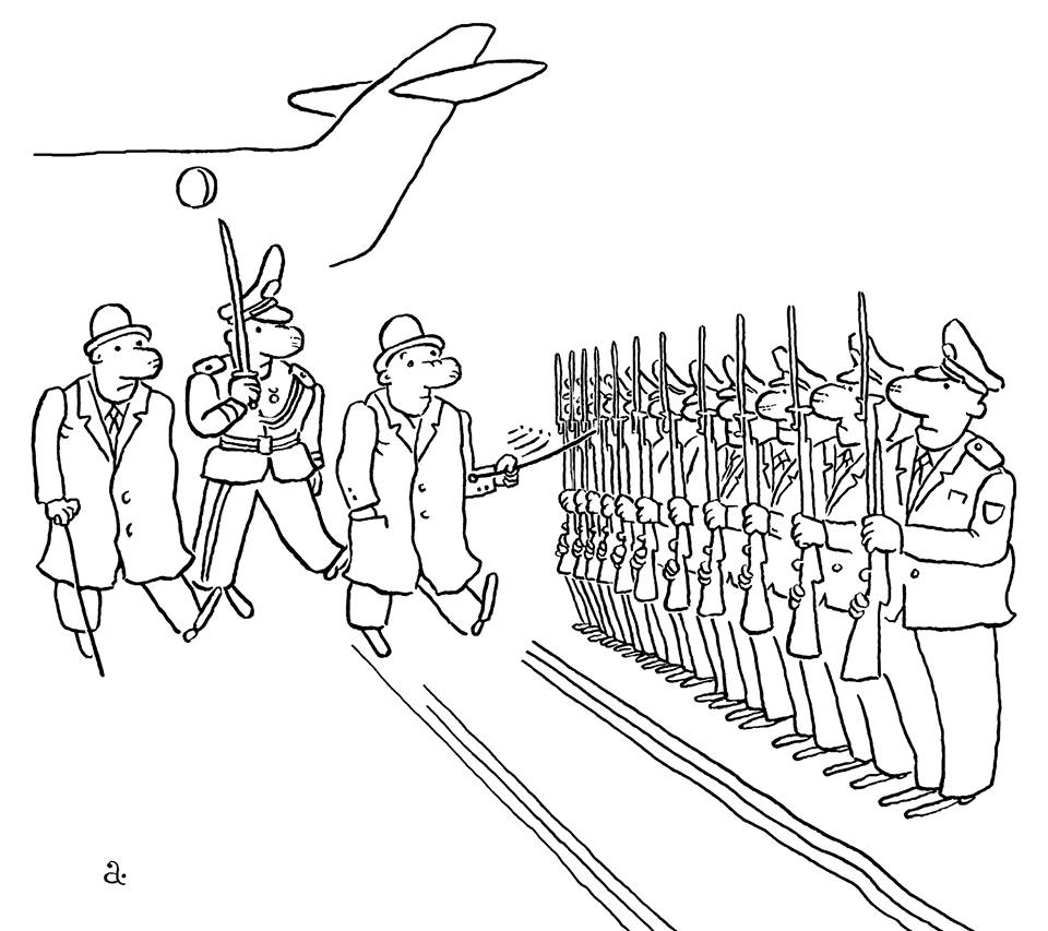 960x853, 96 Kb / штык, солдаты, трещётка, строй