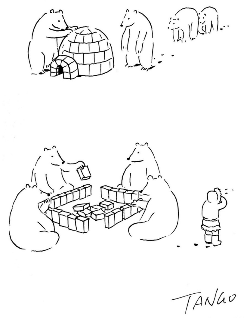 811x1058, 94 Kb / иглу, медведи, чукча