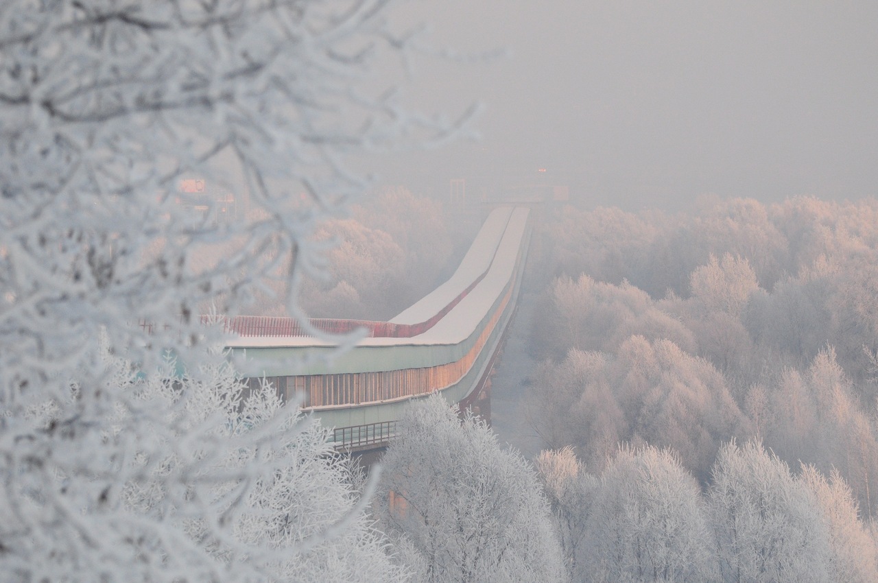 1280x850, 241 Kb / Метромост,Новосибирск, зима