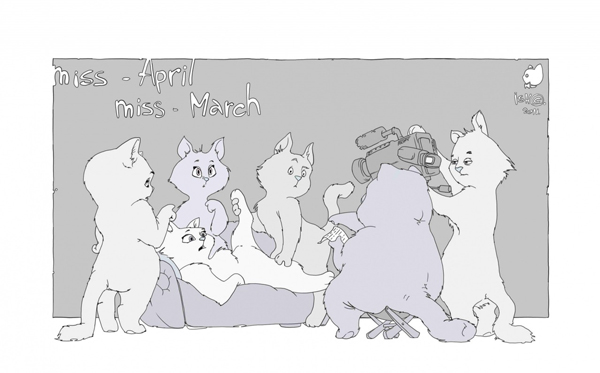 600x373, 79 Kb / Сергей, Ишмаев, кошка, кот, коты, диван, камера, режиссер, порно