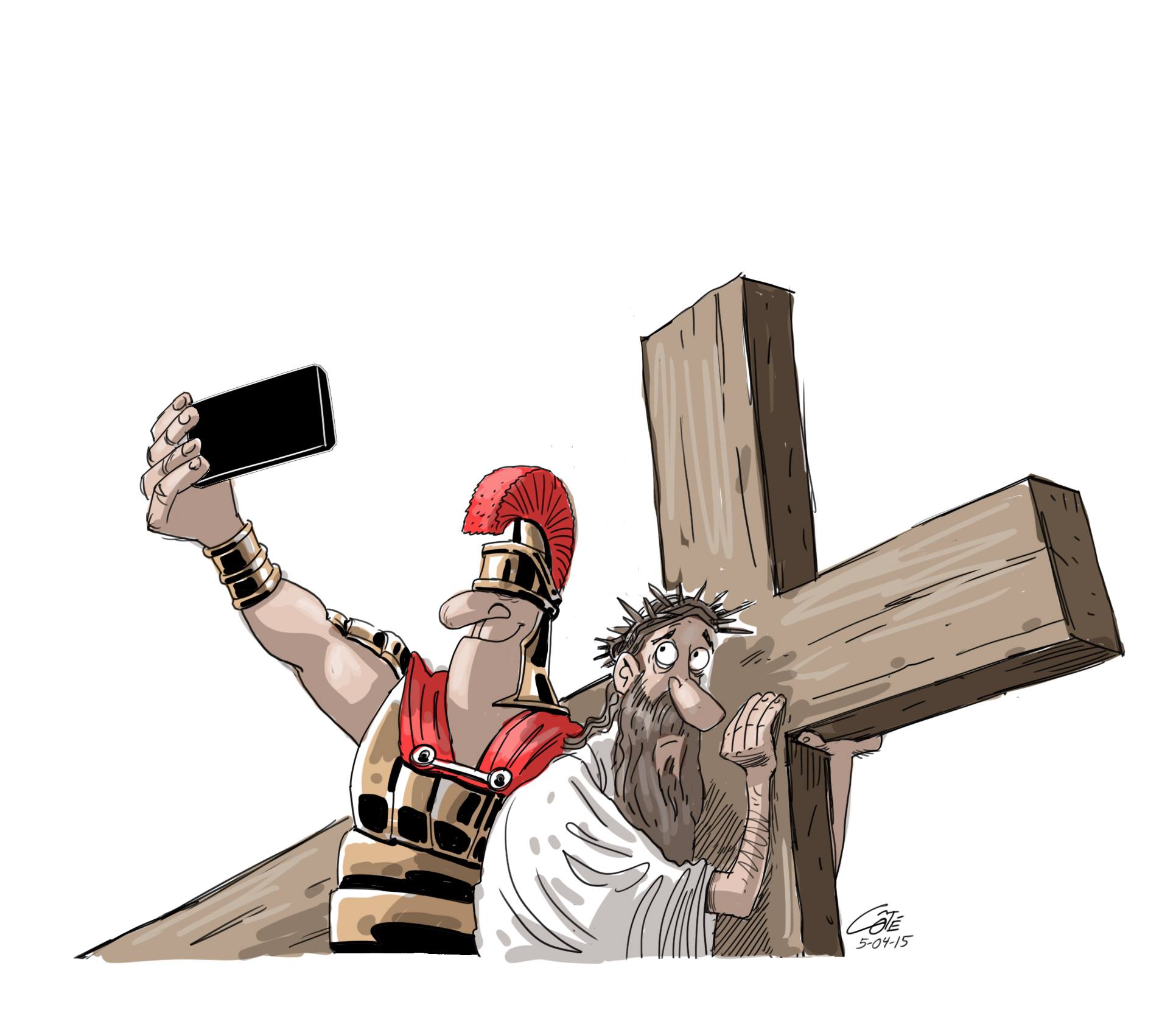 1932x1664, 160 Kb / крест, Христос, селфи, легионер