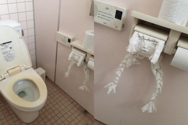 798x533, 52 Kb / туалет, бумага, оригами, косички