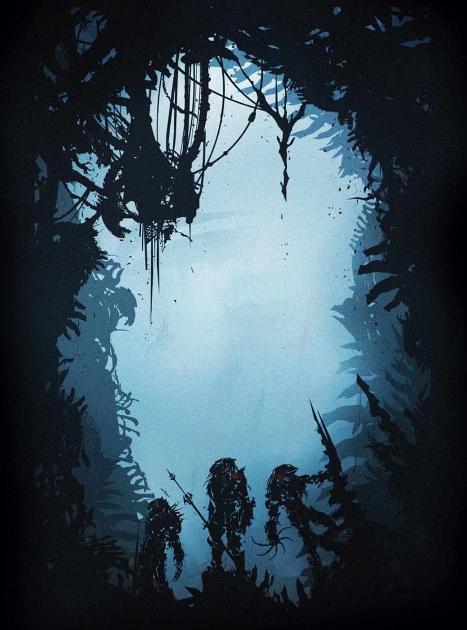 922x1244, 329 Kb / хищник, рисунок, фантастика