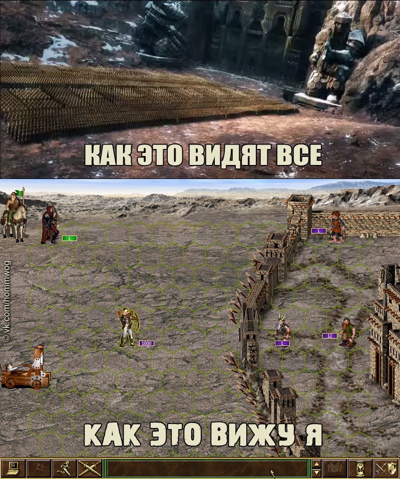 799x958, 285 Kb / Хоббит, Герои, 3, замок, осада