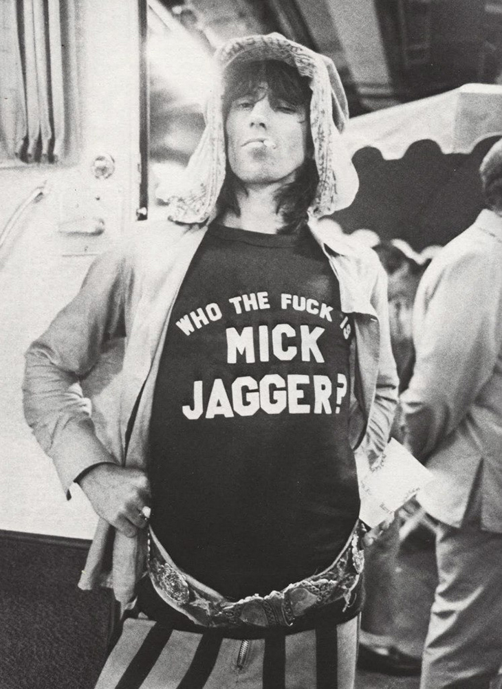 730x1002, 331 Kb / keith richards, Rolling Stones, ч/б, fuck, mick jagger
