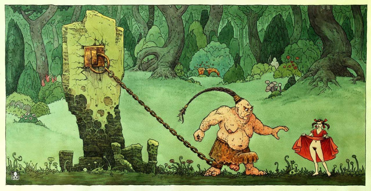 1280x662, 396 Kb / великан, цепь, девушка, яйца