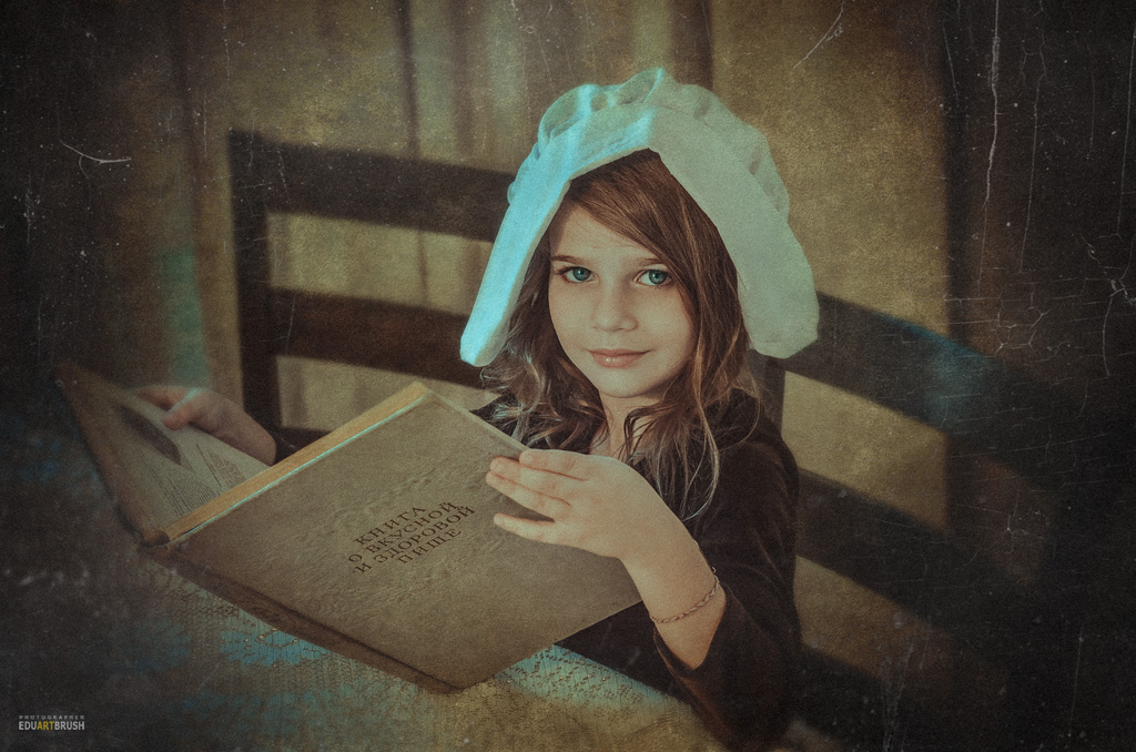 1024x678, 282 Kb / девочка, книга, SULEIMANOV, Сулейманов