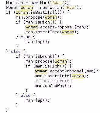 329x370, 30 Kb / мужчина, женщина, сырцы, код