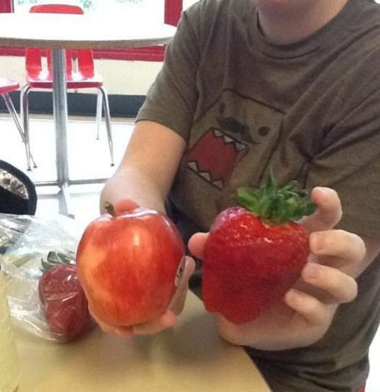 550x568, 43 Kb / Клубника, яблоко