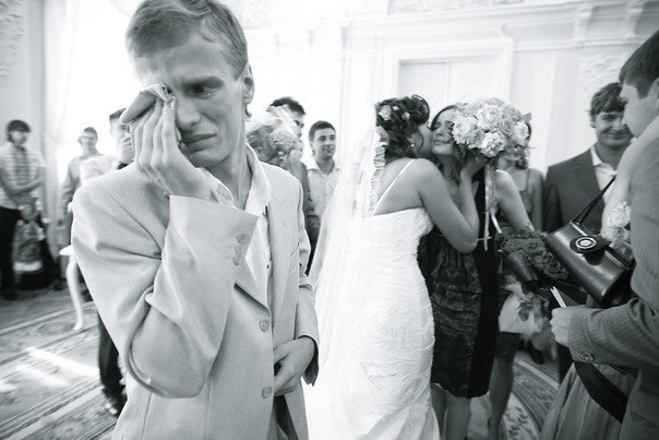 604x403, 54 Kb / свадьба, радость ,слёзы, ч/б