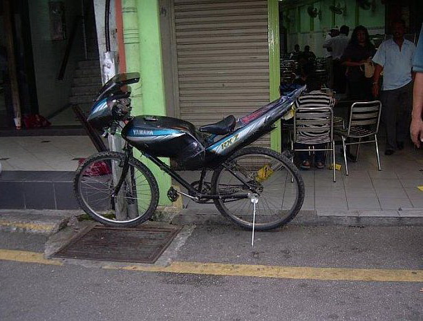 612x465, 123 Kb / велосипед, мотоцикл, бак