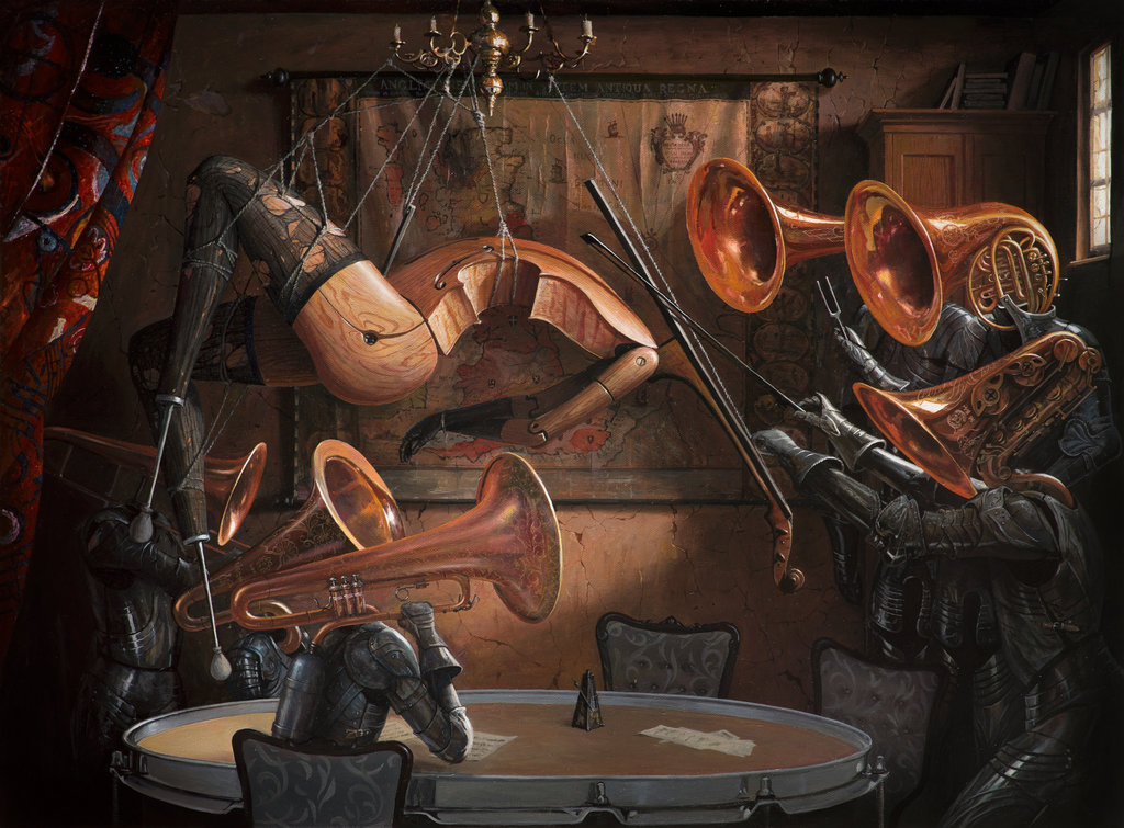 1024x755, 201 Kb / оркестр, серенада, трубы, чулки, скрипка