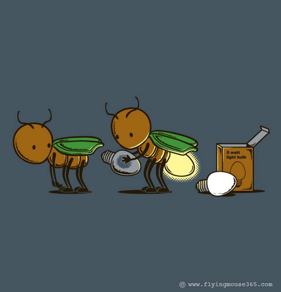 550x572, 33 Kb / светлячки, лампочка