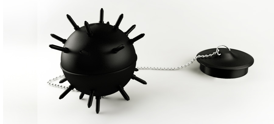 900x409, 38 Kb / мина, пробка, глубинная бомба