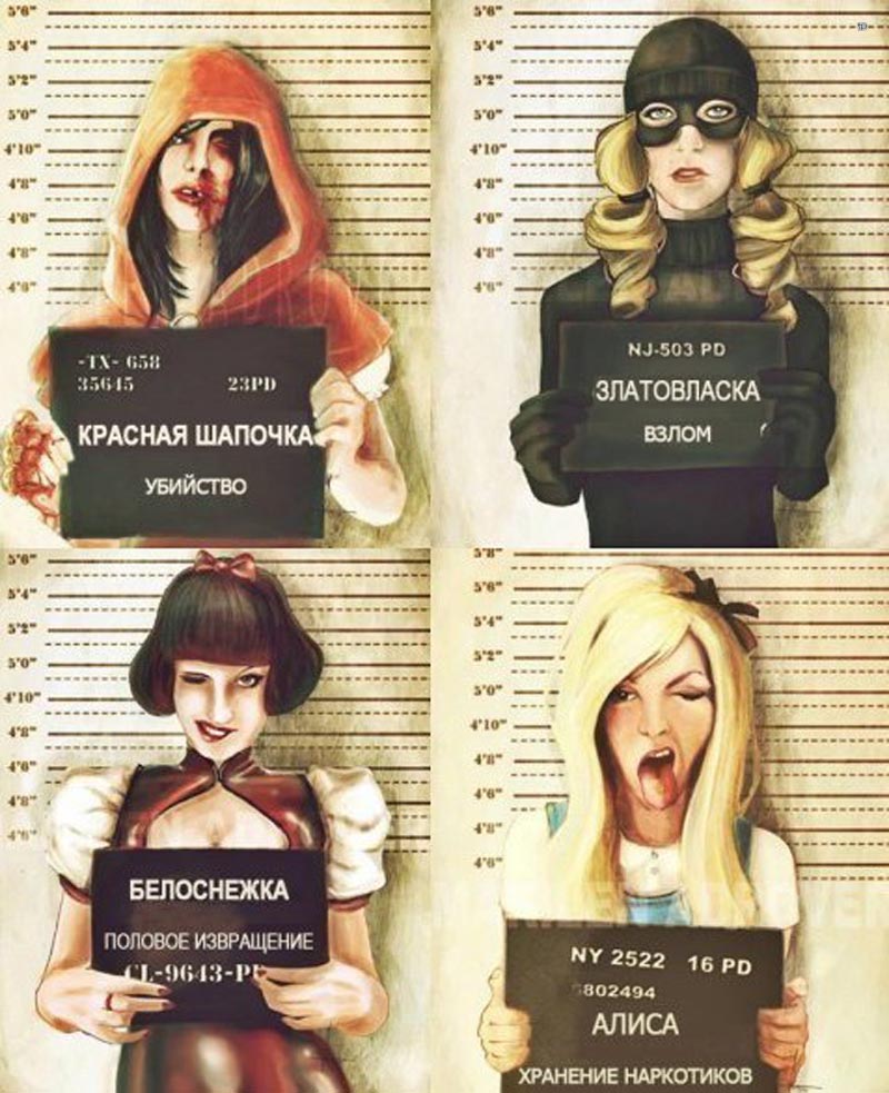 800x983, 156 Kb / Участок, снимок, полиция, залатовласка, алиса, красная, шапочка, белоснежка