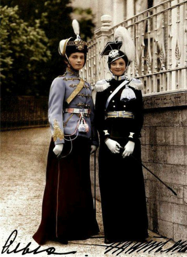 600x822, 201 Kb / княжны, Ольга, Татьяна, Романовы, 1913, ретро