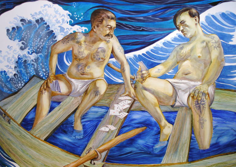 770x545, 110 Kb / гитлер, сталин, лодка, карты, политота