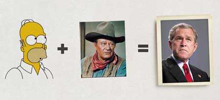 450x205, 8 Kb / буш, гомер