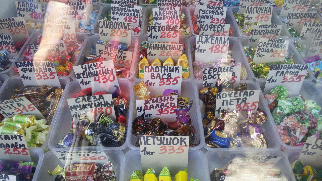1280x720, 223 Kb / конфеты, ценники