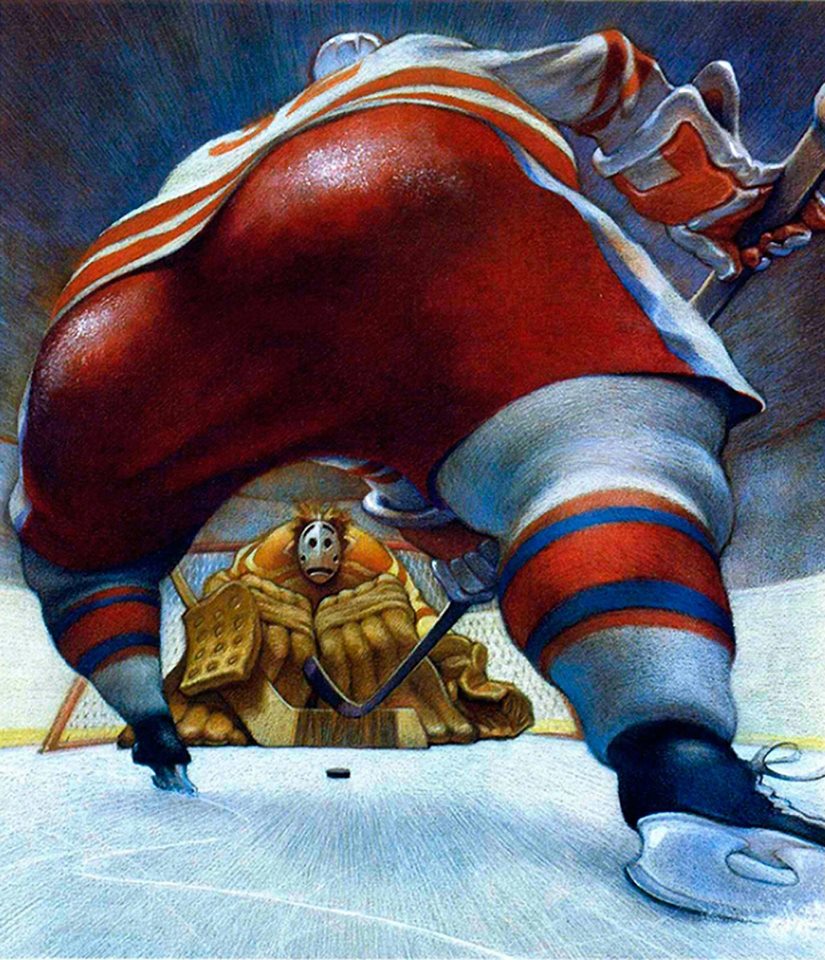 825x960, 182 Kb / хоккей, вратарь, маска,  Carter, Goodrich