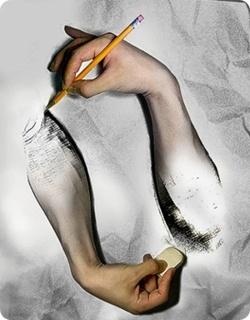 250x320, 26 Kb / руки, карандаш, ластик