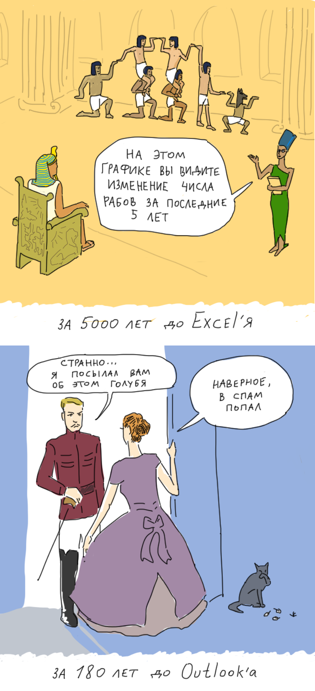 640x1400, 385 Kb / Египет, эксель, рабы, голубь, почта, аутлук