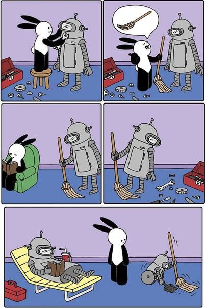 404x604, 47 Kb / робот, прогресс, мусор, уборка