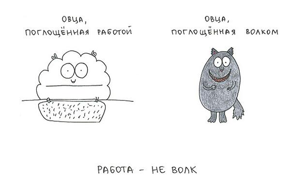 599x390, 19 Kb / работа, волк, овца