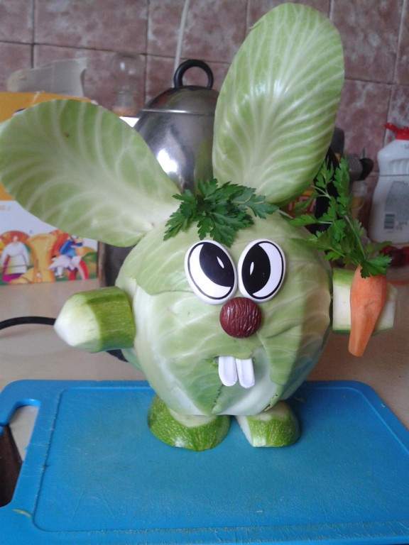 576x768, 83 Kb / капуста, заяц, морковь, смешарик, крош