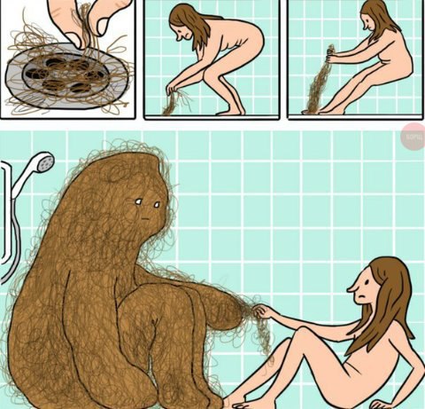 480x461, 61 Kb / баба, волосы, ванна