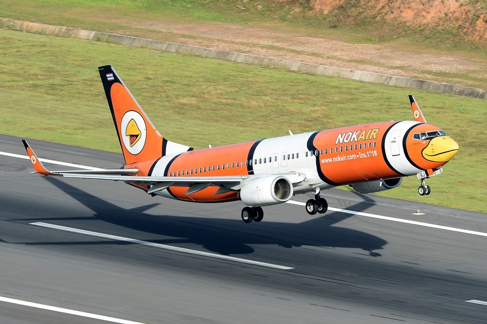 1000x665, 331 Kb / Boeing, 737, Nok Air, самолет