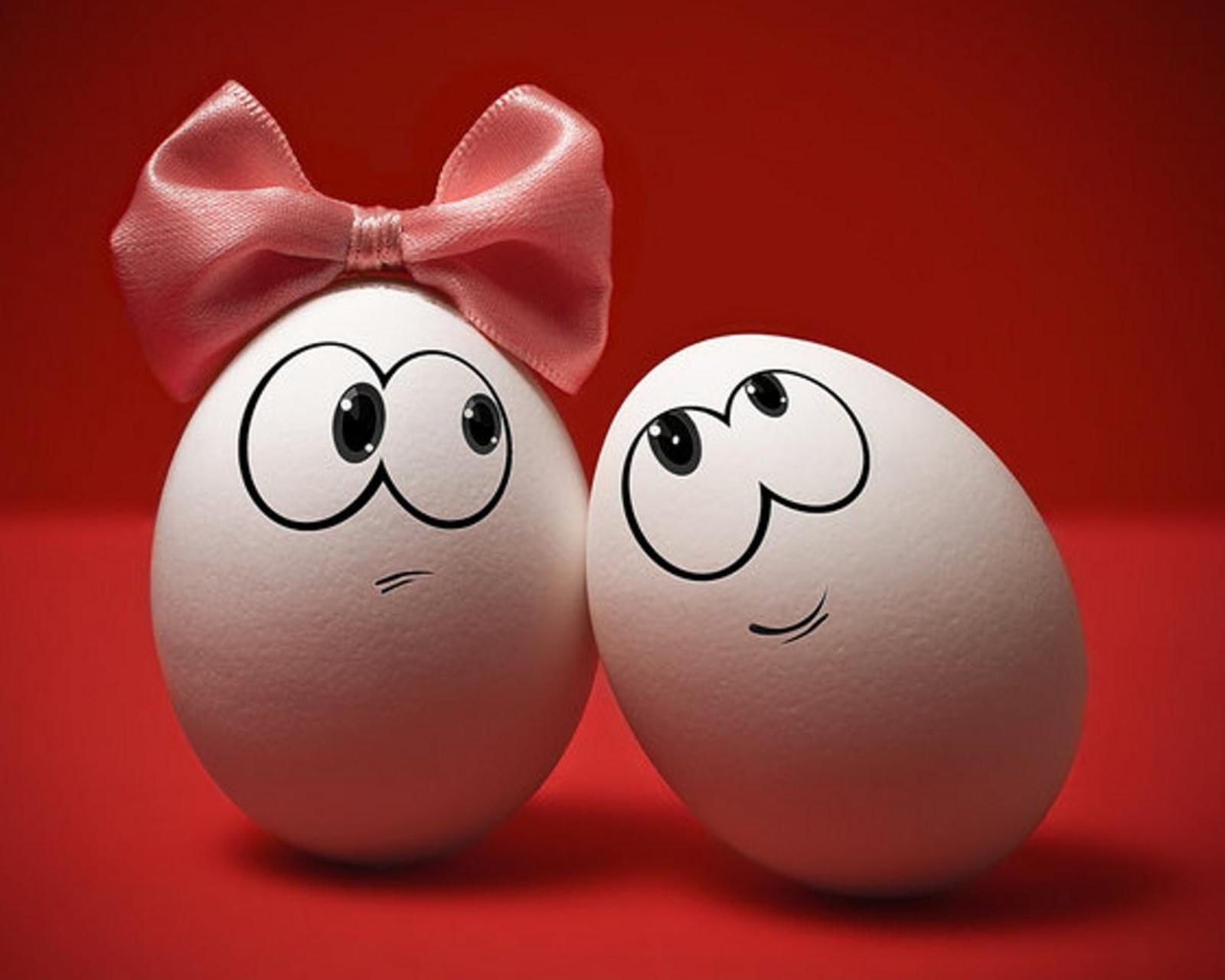 1600x1280, 98 Kb / Яйца, глаза, бантик