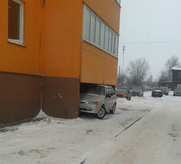 604x545, 52 Kb / Ваз, Дом, Панельный, Парковка, лоджия