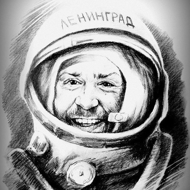 640x640, 112 Kb / скафандр, ленинград, ч/б