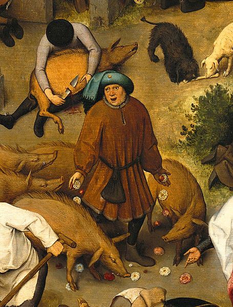 455x599, 80 Kb / свинья, химера, трансплантация, средневековье, брейгель