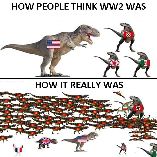 540x540, 183 Kb / динозавры, вторая мировая война, сша, фашисты, ссср, зерги, раш, история